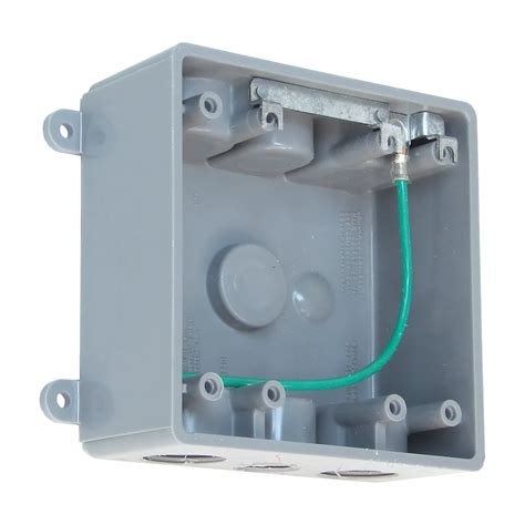 double glass junction box|2 gang outdoor outlet box.